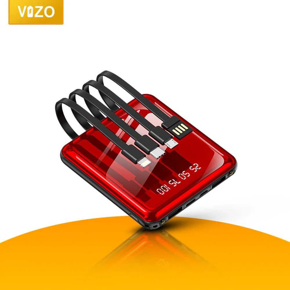 Vizo VPB16 10,000mAh Power Bank – Compact Portable Mobile Charger