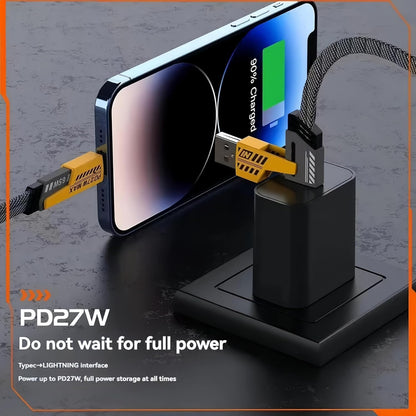 USB-C to Lightning Braided Cable – Fast Charging & Durable