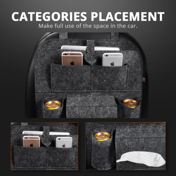 Multifunction Car Seat Organizer – Universal Side Storage Box for Cars