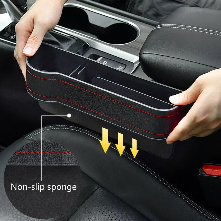 Set of 2 Car Seat Gap Organizer Boxes – Universal Side Storage
