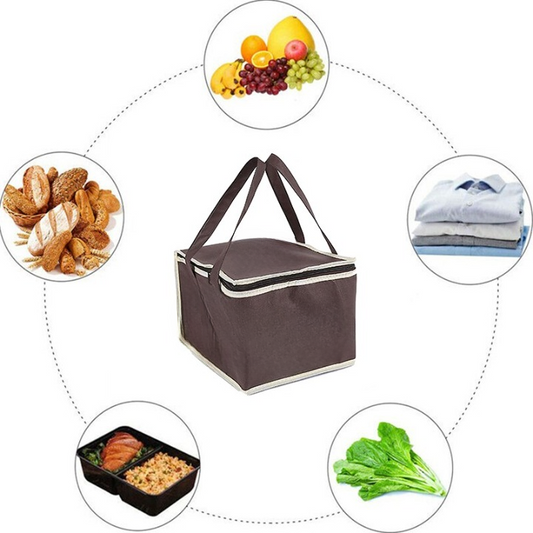 Portable Insulated Lunch Cooler Bag – Foldable Thermal Food Tote