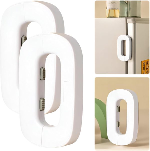 Child Proof Fridge & Freezer Lock – Double Button, Adhesive